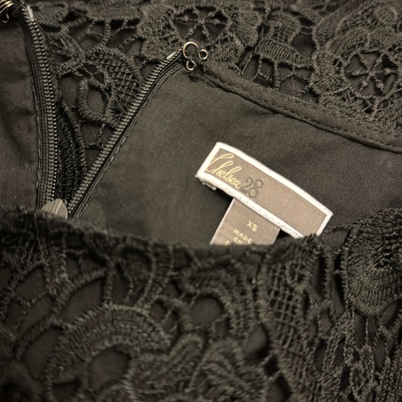 Chelsea 28 Lacey Black Dress XS - Picture 2 of 4